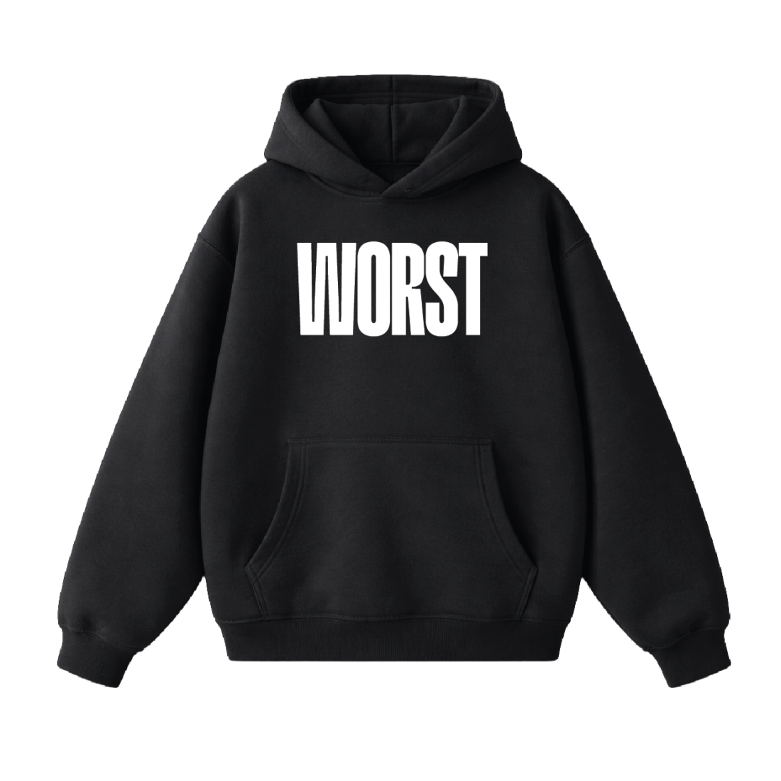 WORST HOODIE WHT