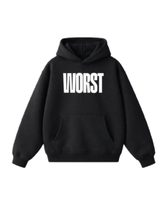 WORST HOODIE WHT