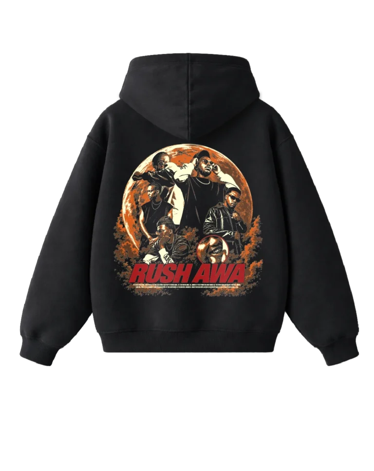 Black Hoodie Back