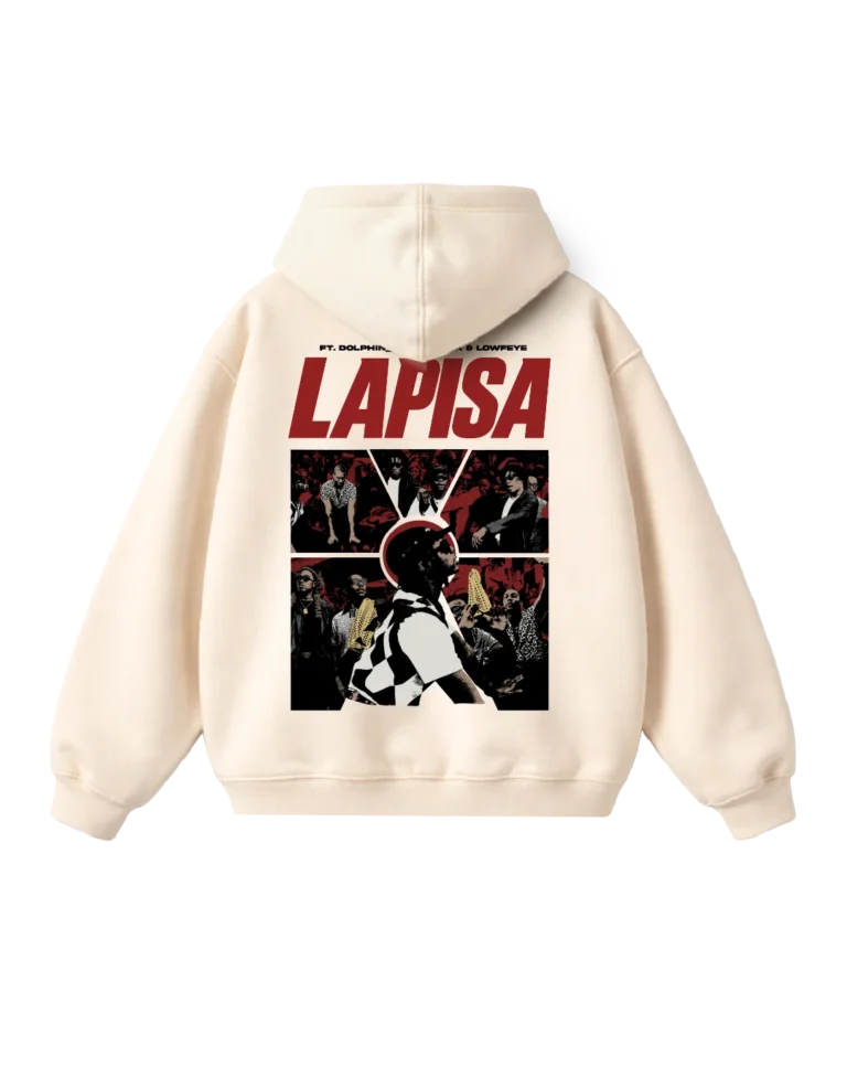 Cream Hoodie Back